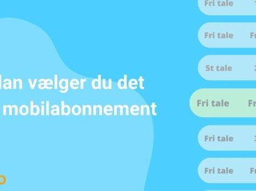 Sådan vælger du det rette mobilabonnement